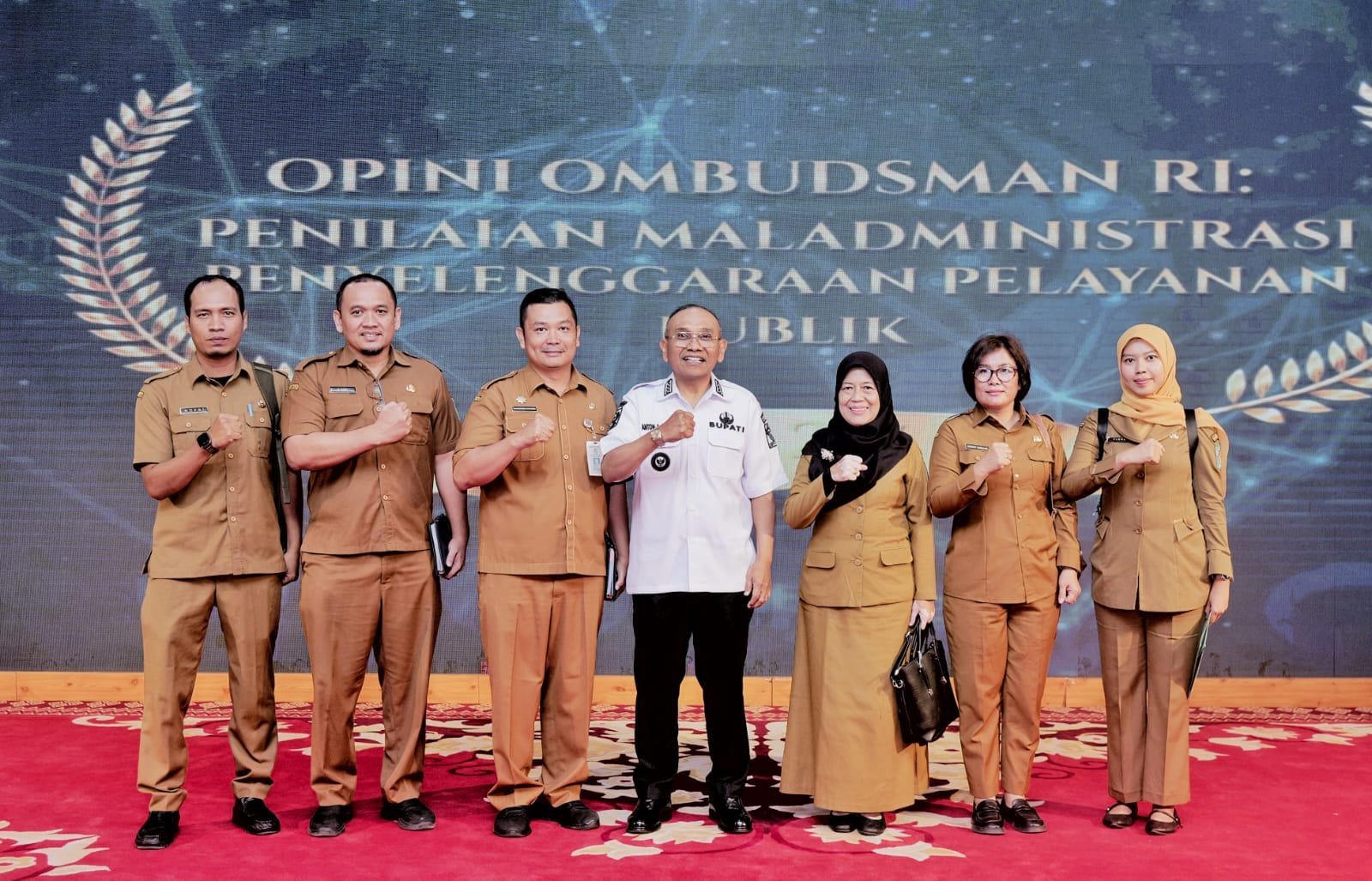 Kabupaten Simalungun Raih Opini Kualitas Sedang Tanpa Maladministrasi dari Ombudsman RI