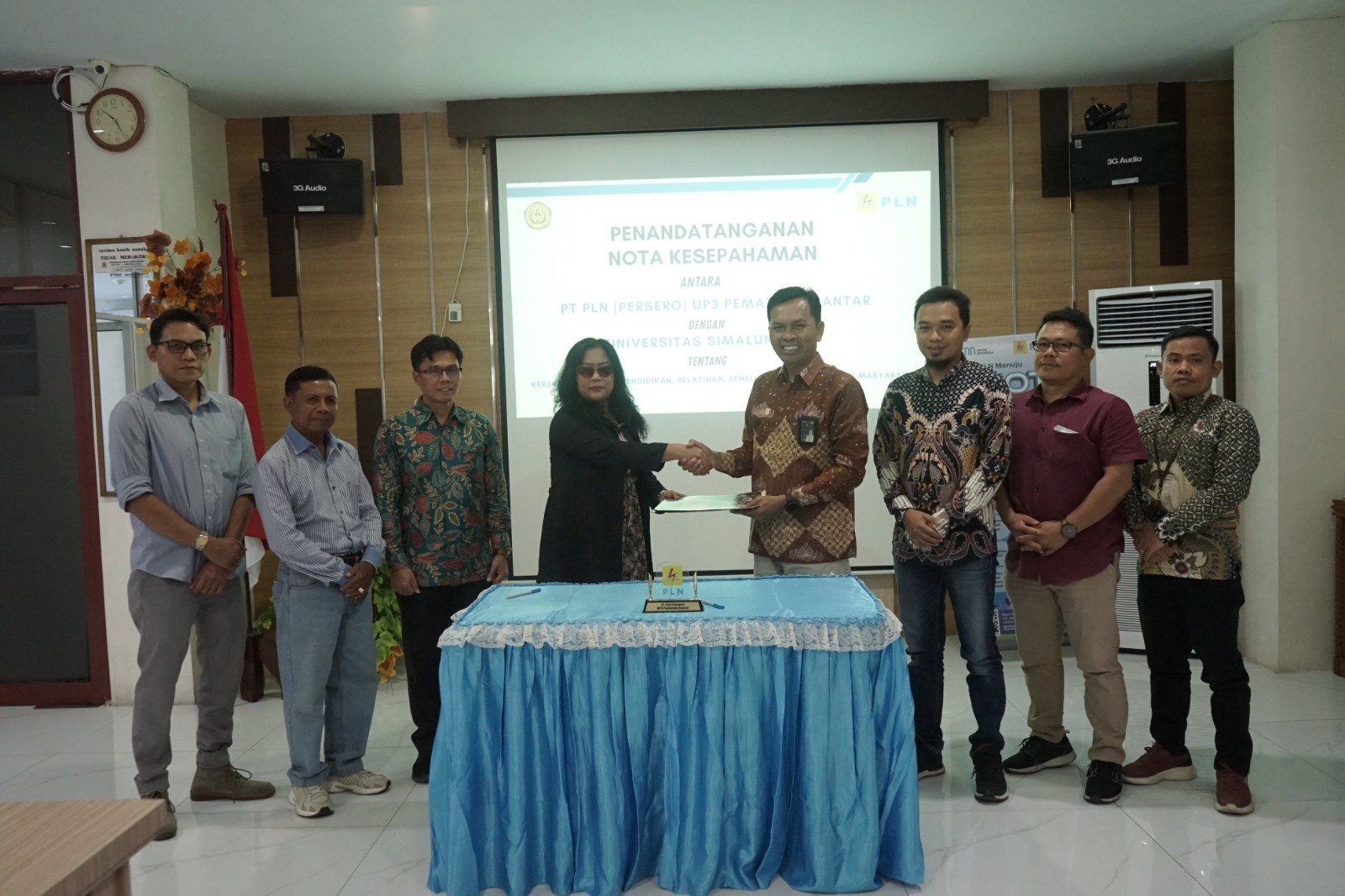 PLN UP3 Pematangsiantar - USI Teken Kerjasama Bidang Pendidikan dan Pelatihan