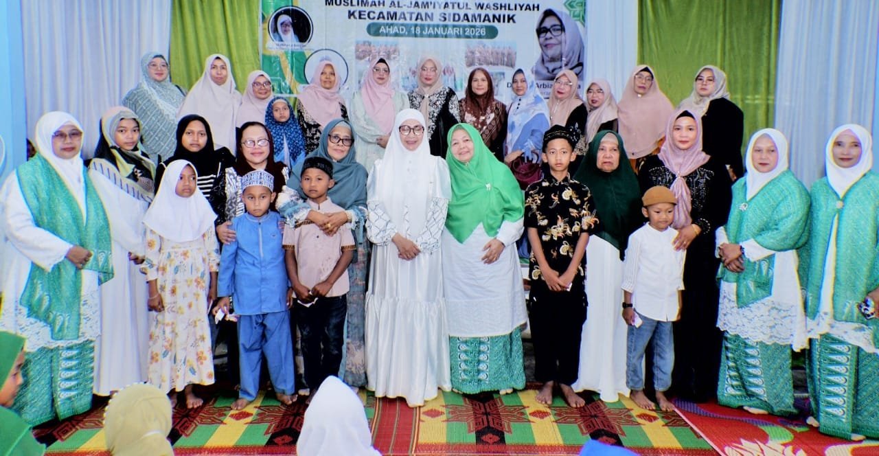 Hadiri Pengajian Akbar Muslimat Al Washliyah Manik Maraja, Ketua TP PKK Kabupaten Simalungun: Teruslah Menjadi Mitra Pemerintah Dalam Membina Umat