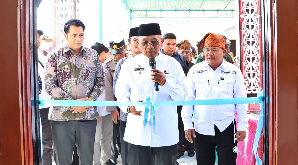 Resmikan Kantor Pangulu Nagori Pamatang Simalungun, Bupati Komit Bantu Keuangan Nagori