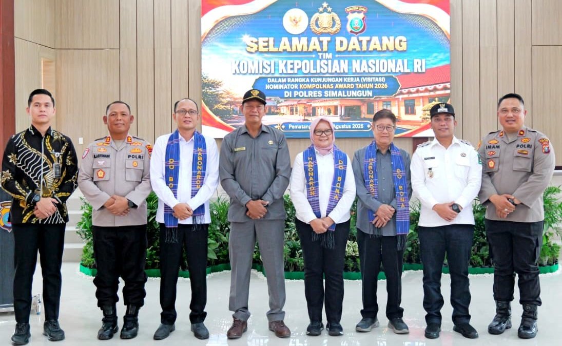 Sambut Hangat Kunjungan Kompolnas, Wakil Bupati Simalungun: Kolaborasi Polri dan Pemerintah Hasilkan Kebaikan Bagi Masyarakat. (Foto: Diskominfo Simalungun)