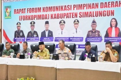 Rakor Forkopimda, Bupati Simalungun Ajak Semua Pihak Jaga Keamanan dan Ketertiban