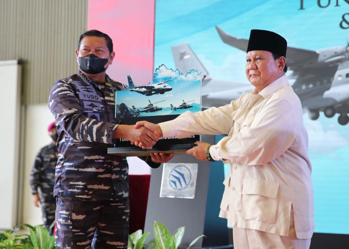 Prabowo di PTDI : Jaga Investasi Rakyat !