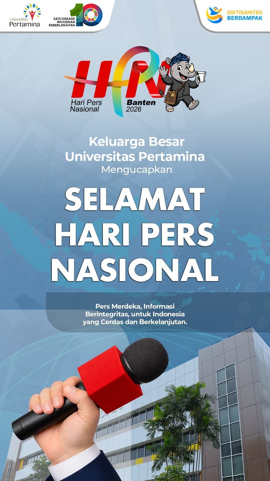 Universitas Pertamina Apresiasi Peran Insan Pers di Momentum Hari Pers Nasional
