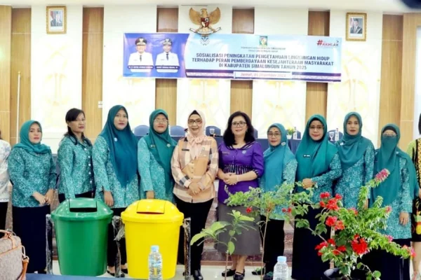 Sosialisasi Lingkungan Hidup: PKK di Simalungun Ditantang Jadi Agen Pembangunan Nagori Hijau