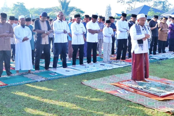 Pertama Kali di Kantor Bupati, Shalat Idul Fitri 1447H Simalungun Pamatang Raya