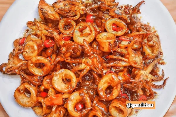 Resep Cumi Gula Asem, Santapan Makan Siang Dengan Nasi Putih