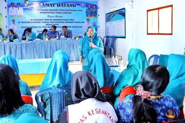 TP PKK Simalungun Gelar Pembinaan Nagori Percontohan Tertib Administrasi