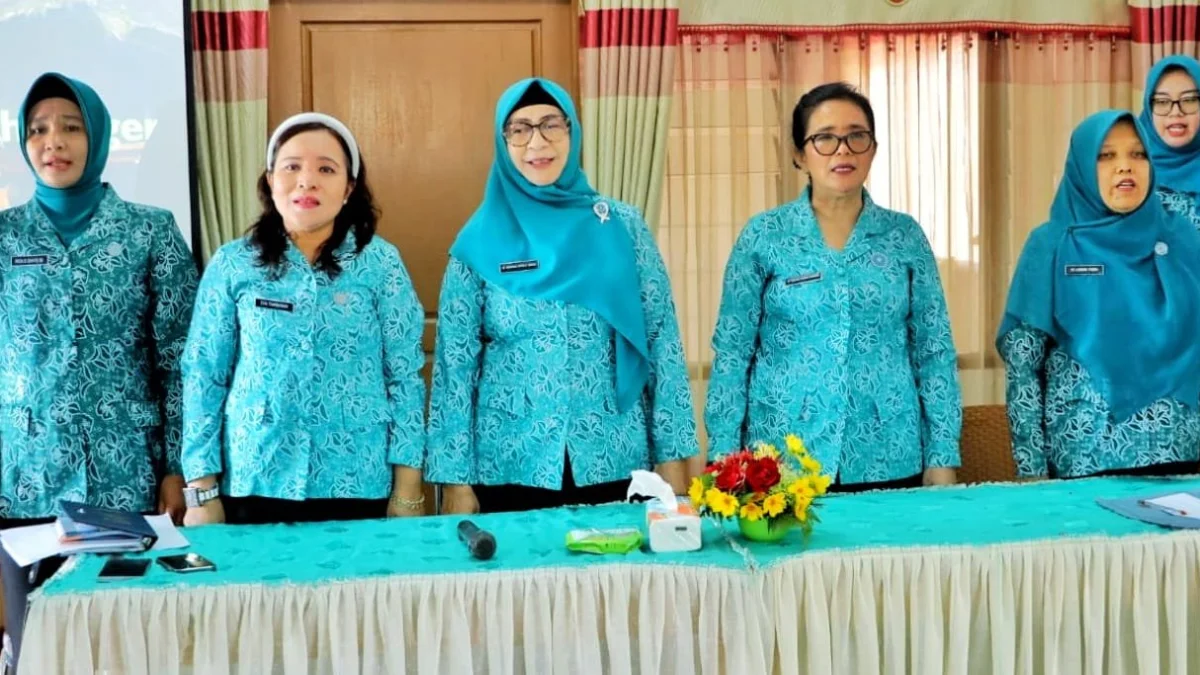 Pimpin Rakor TP PKK Kabupaten Simalungun, Ny Hj Darmawati Anton Achmad Saragih: Laksanakan Tugas Dengan Ikhlas Dan Tanggungjawab