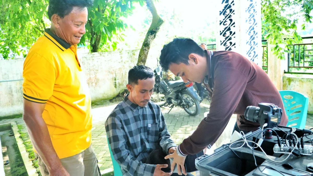 Hadirkan Pelayanan Inklusif, Disdukcapil Simalungun Lakukan Perekaman KTP-el Bagi Warga Disabilitas di Amansari