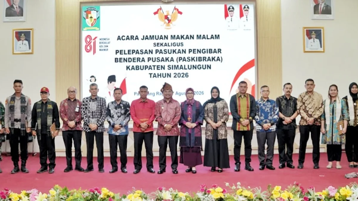 Bupati Simalungun Apresiasi Paskibraka 2026, Sukses Laksanakan Tugas