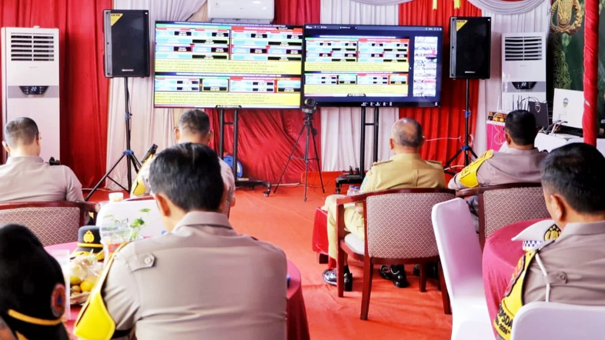 Bupati Simalungun Dampingi Kapoldasu Anev Sitkamtibmas, Pantau Layanan Idul Fitri Parapat Nasional