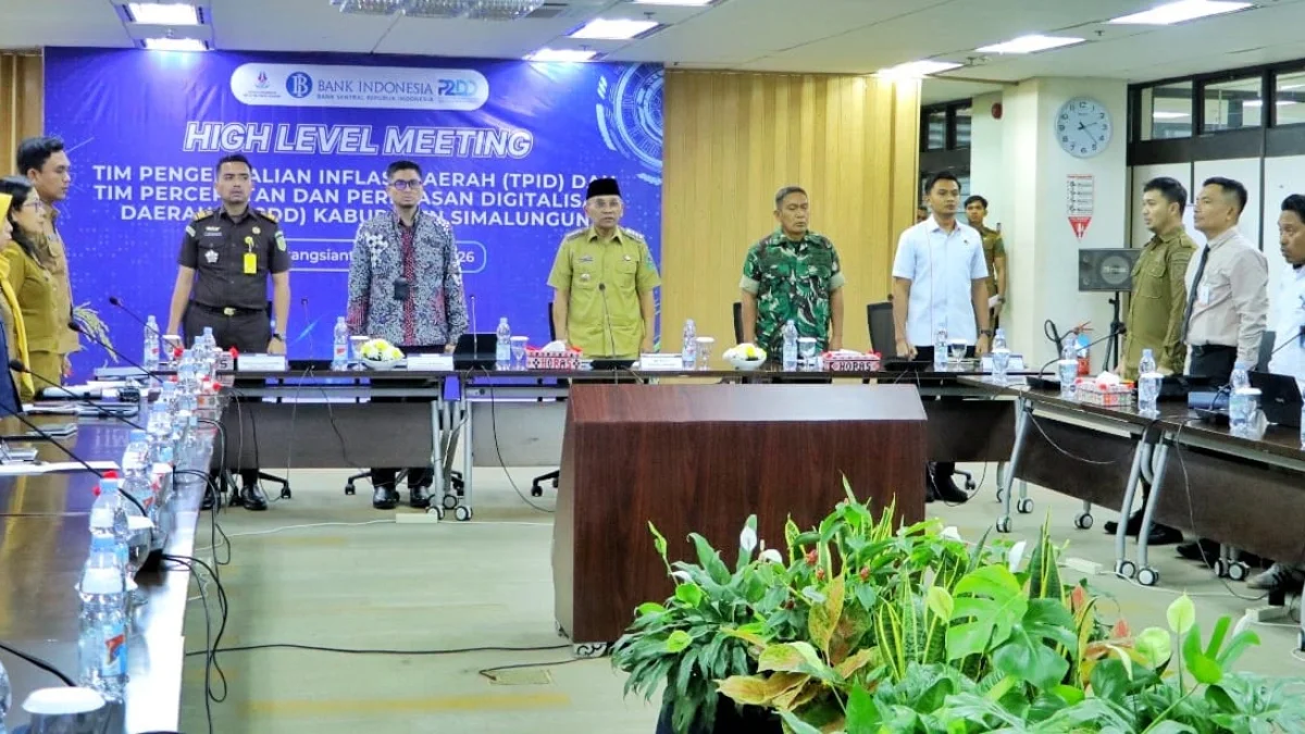 Bupati Simalungun Pimpin HLM TPID-TP2DD 2026, Pastikan Warga Idul Fitri Aman Nyaman