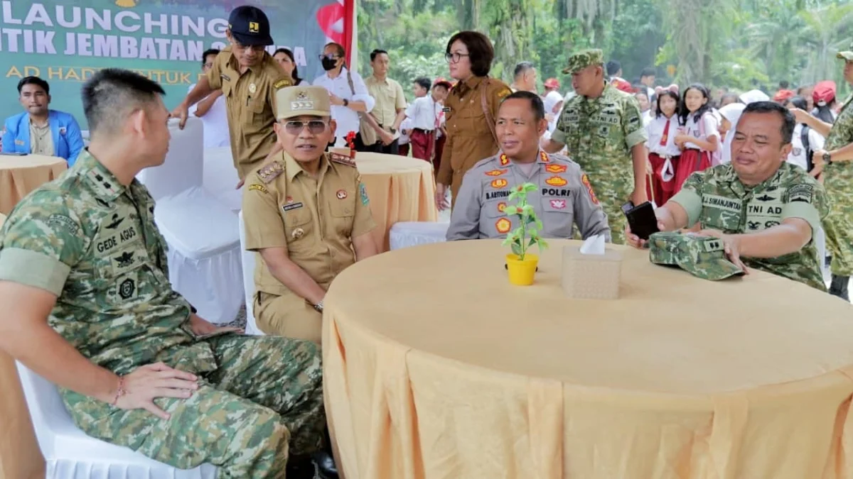 Launching 200 Jembatan Garuda Simalungun, Bupati Apresiasi TNI AD di Tanah Jawa