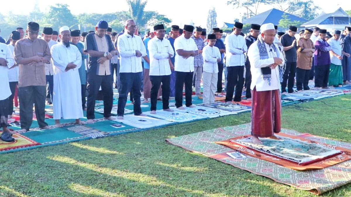 Pertama Kali di Kantor Bupati, Shalat Idul Fitri 1447H Simalungun Pamatang Raya