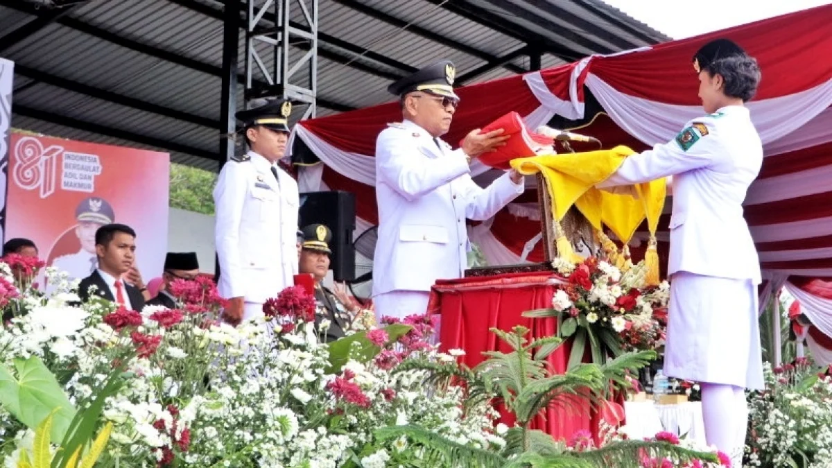 Upacara HUT Ke-81 RI di Simalungun Khidmat, Ribuan Warga Hadir Langsung