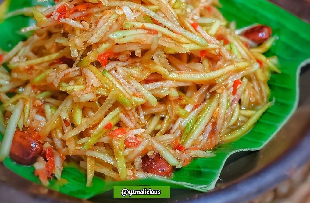 Resep Salad/ Rujak Pepaya Mentah (Som Tam Ala Orang Sunda)