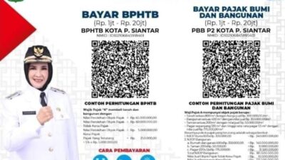 Plt Walikota Pematangsiantar, dr Susanti Dewayani, SP.A Ajak Masyarakat Pematangsiantar Bayar PBB dan BPHTB-P2 Online