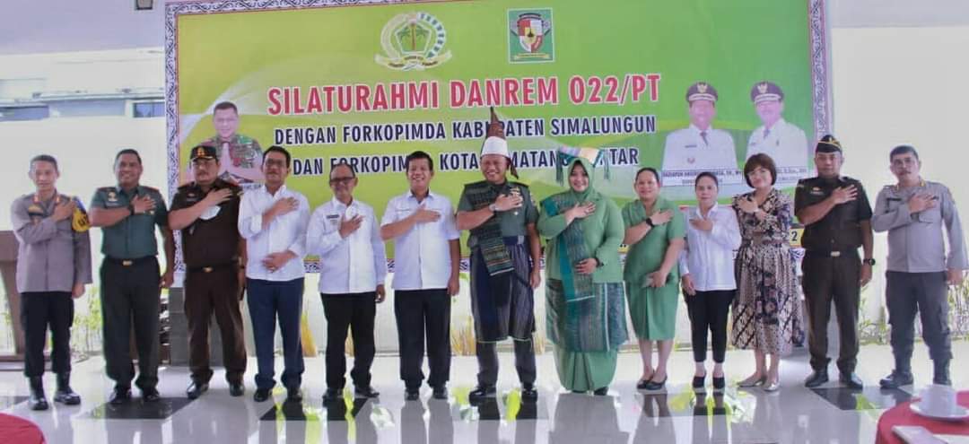 Silaturahmi Danrem 022/PT Bersama Forkopimda Kabupaten Simalungun Dan Kota Pematangsiantar