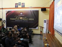 Plt Walikota Pematangsiantar Diwakili Asisten III Saksikan Peluncuran Tahapan Pemilu 2024 di Kantor KPUD Pematangsiantar