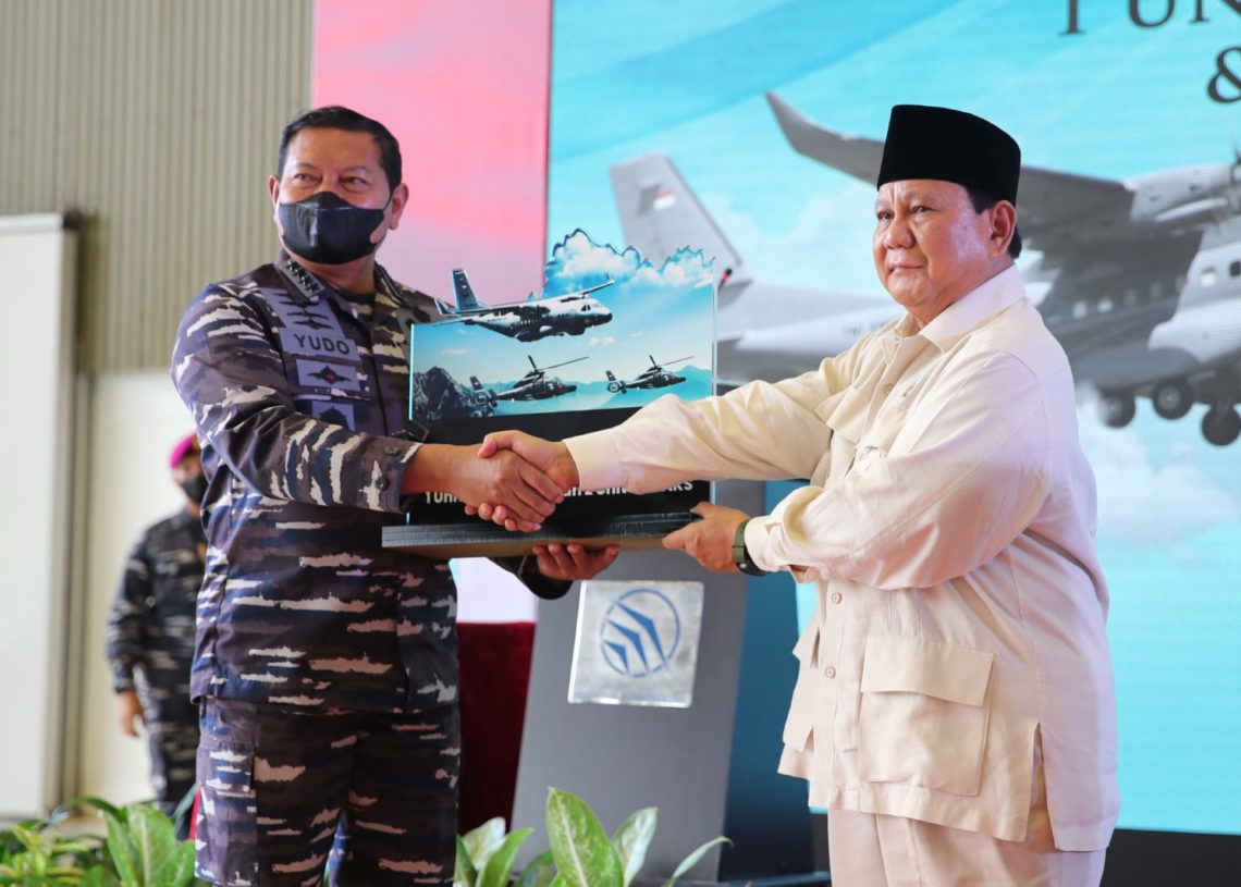 Prabowo di PTDI : Jaga Investasi Rakyat !