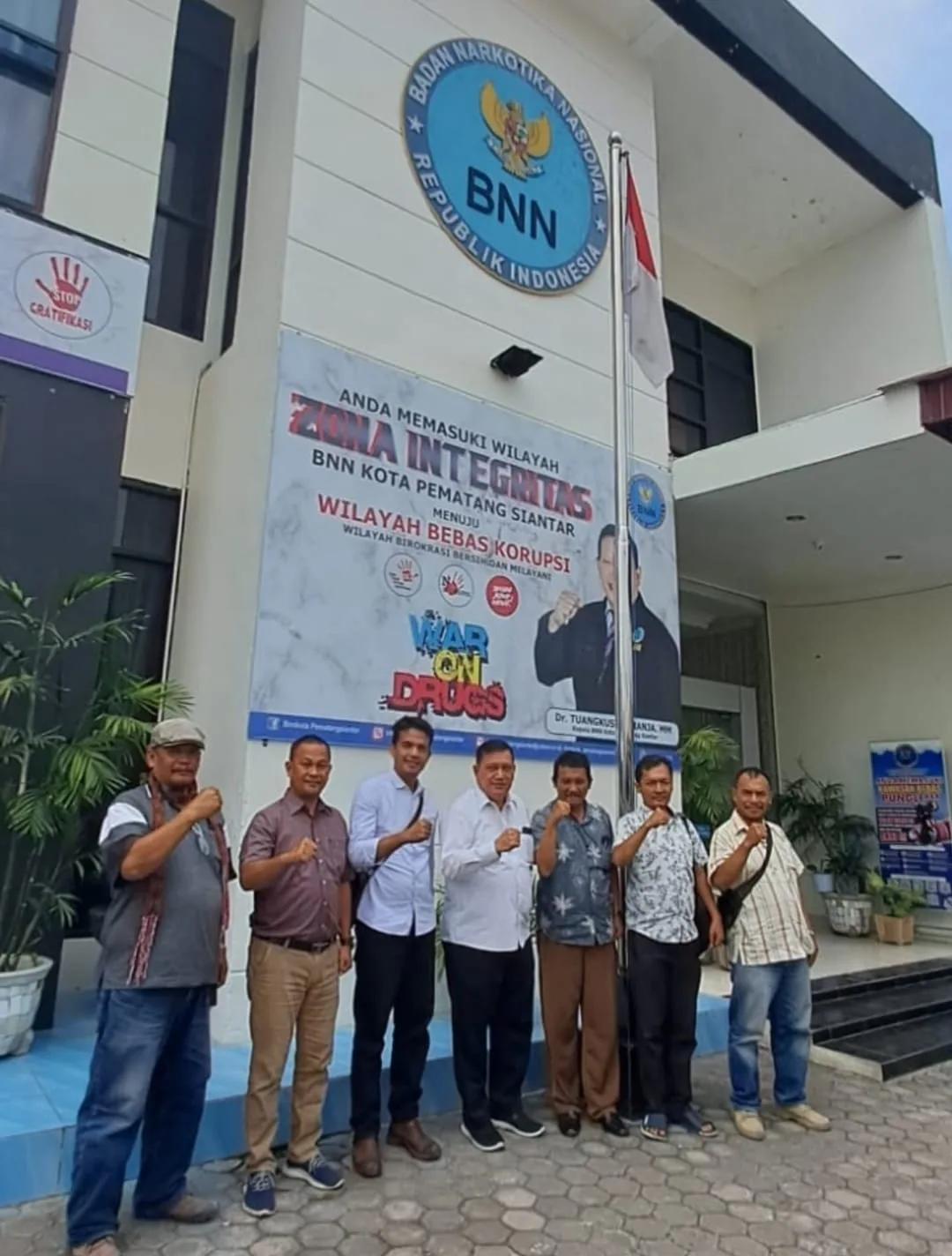 PJS Audensi Dengan BNNK Pematangsiantar Terkait Pencegahan Narkotika