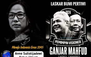 Anne Sulistijadewi Ketum Laskar Bumi Pertiwi – LBP, Fokus Menangkan pasangan Ganjar – Mahfud