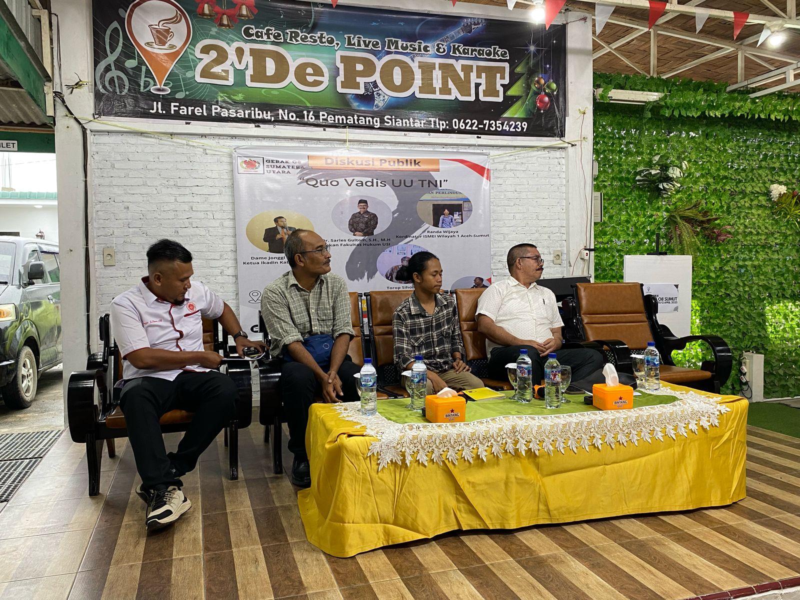 Gerak 08 Berhasil Kumpulkan Kelompok Pro Kontra Revisi UU TNI Dalam Acara Diskusi Publik