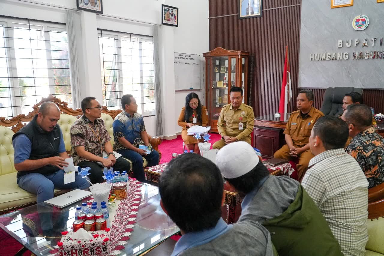 Bupati Humbahas Dr Oloan P Nababan Terima Kunjungan PT INALUM