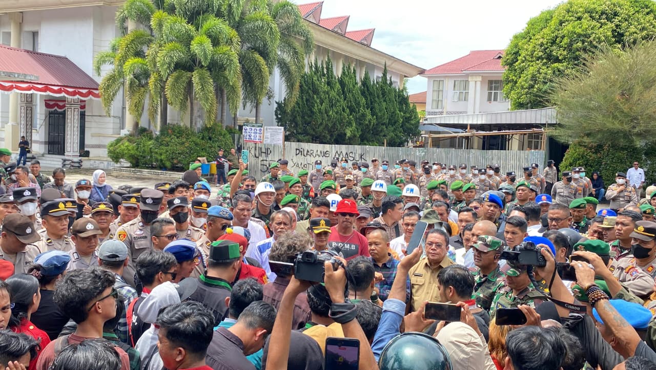 Cipayung Plus Dan Koalisi Masayarakat Sipil Gelar Aksi Damai