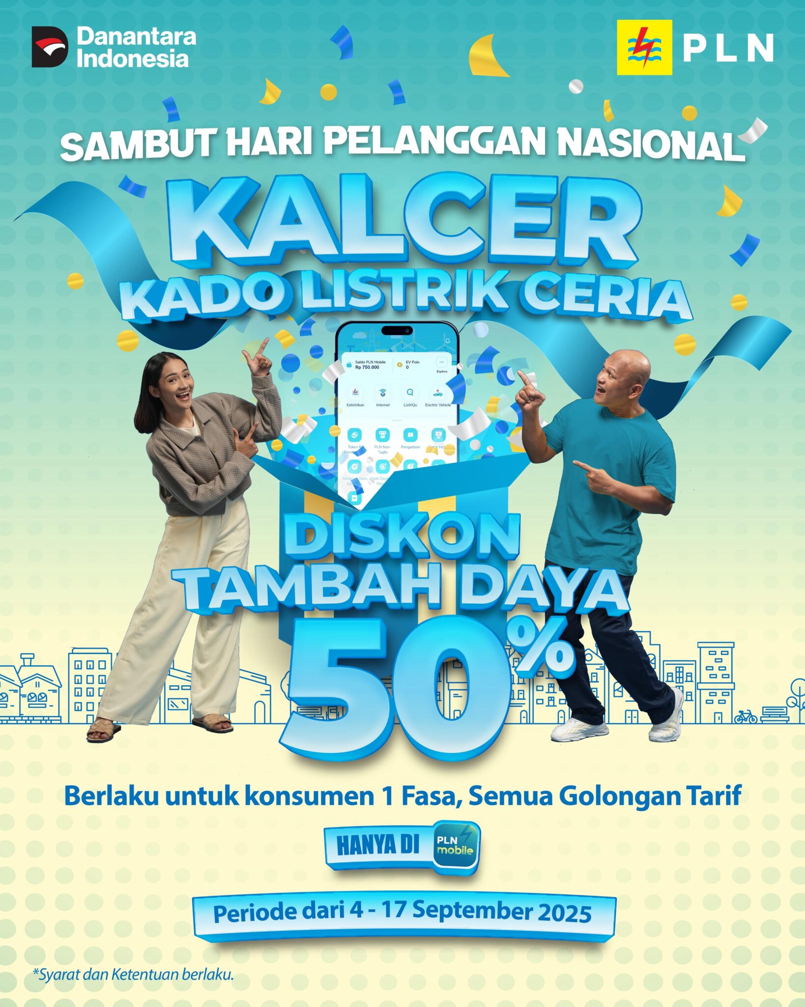 Peringati Hari Pelanggan Nasional, PLN Luncurkan Promo Tambah Daya Diskon 50%