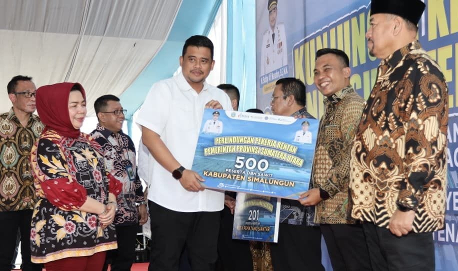 Wakil Bupati Simalungun: Pemkab Simalungun Siap Bersinergi Dengan Pemprovsu Perluas Perlindungan Bagi Pekerja Rentan