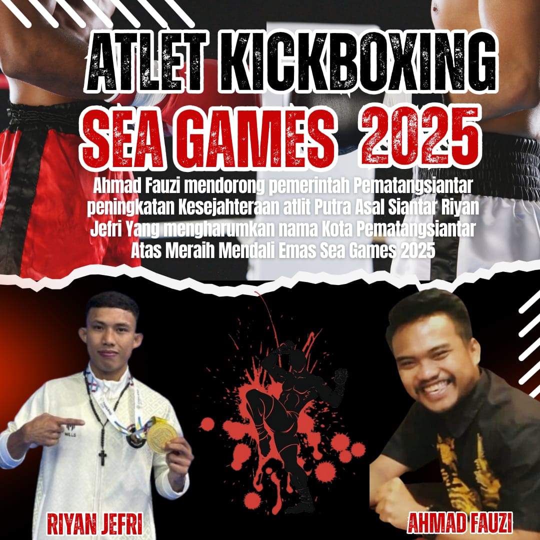 Ahmad Fauzi Dorong Pemkot Pematangsiantar Tingkatkan Kesejahteraan Atlet Peraih Emas SEA Games 2025