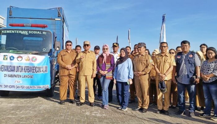 Pemkab Simalungun Salurkan Bantuan Uang dan Sembako Ke Kabupaten Langkat dan Kabupaten Aceh Tamiang