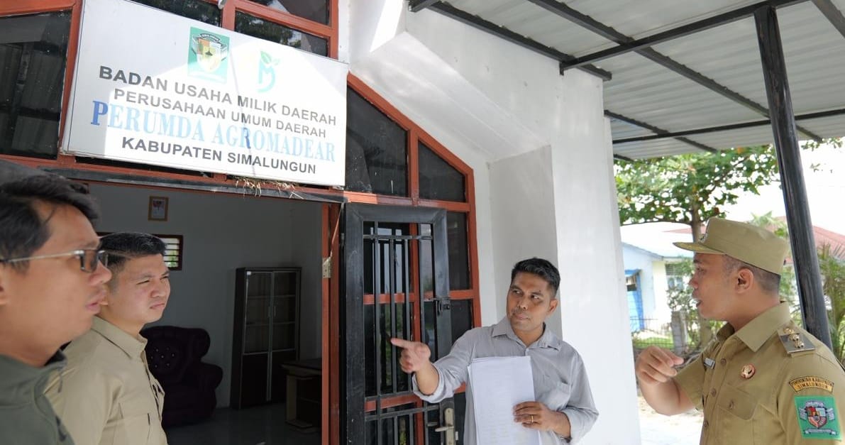 Wakil Bupati Simalungun Sidak Perumda Agromadear, Dorong Pembenahan dan Kepastian Investasi