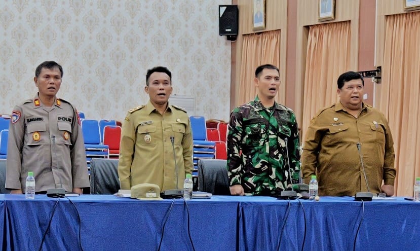 Pemkab Simalungun Gelar Rakon Percepatan Pembangunan Fisik Gerai dan Pergudangan Koperasi Desa/Kelurahan Merah Putih