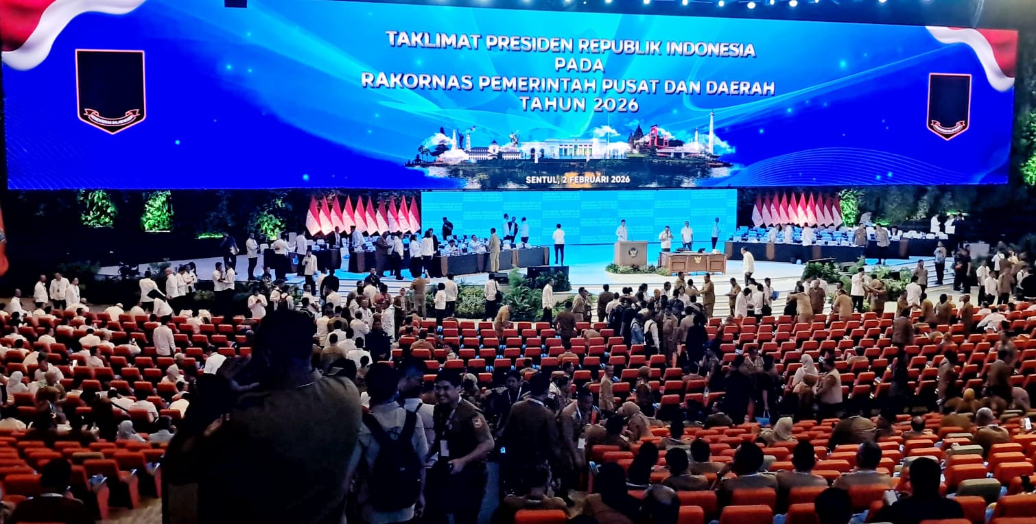 Bupati Simalungun dan Wakil Bupati serta Forkopimda Hadiri Rakornas Pemerintahan Pusat: Siap Akselerasi Program Strategis Nasional