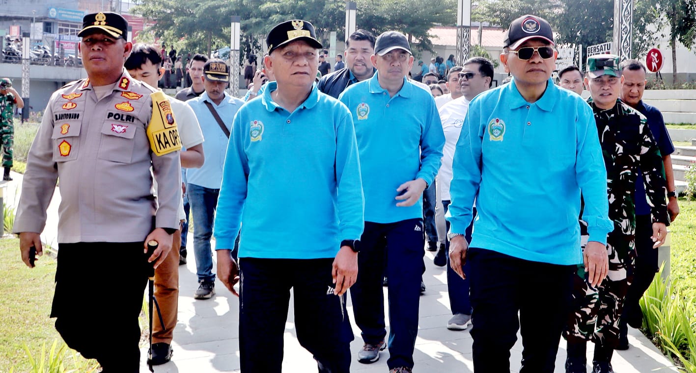 Bupati Simalungun Bersama Forkopimda Sambut Kunjungan Wagubsu di Parapat: Pencanangan Gerakan Indonesia ASRI