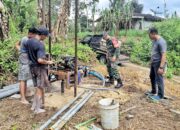 Satgas TMMD Ke-127 Kodim 0207/Simalungun dan Warga Gotong Royong Bangun Sumur Bor di Nagori Dame Raya