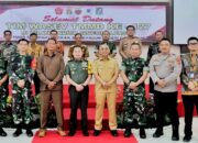 Bupati Simalungun Bersama Forkopimda Sambut Kunker Tim Wasev TMMD Ke-127 Tahun 2026 di Wilayah Kodim 0207/Sml