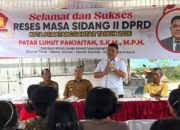 Reses di Kecamatan Siantar Marimbun, Patar Luhut Panjaitan Serap Aspirasi Warga Soal Lampu Jalan, Pupuk hingga Sampah