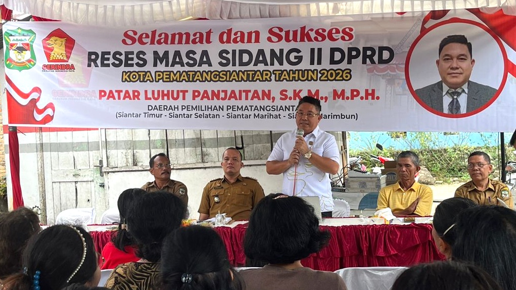 Reses di Kecamatan Siantar Marimbun, Patar Luhut Panjaitan Serap Aspirasi Warga Soal Lampu Jalan, Pupuk hingga Sampah